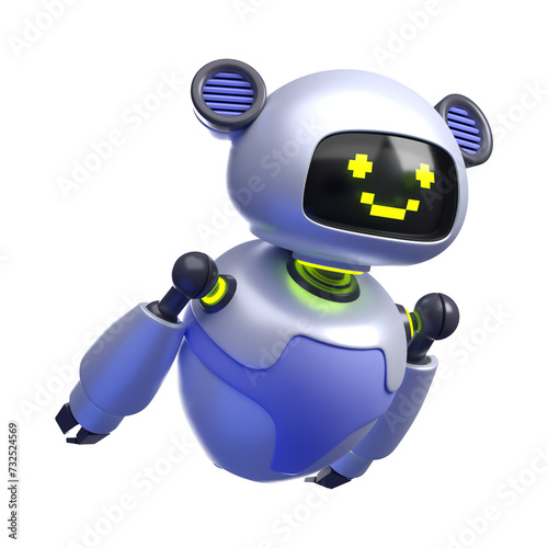 Happy robot, features of happiness, joy