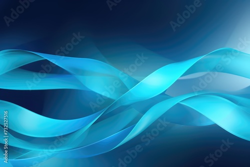 Abstract background awareness turqoise or navy blue ribbon photo