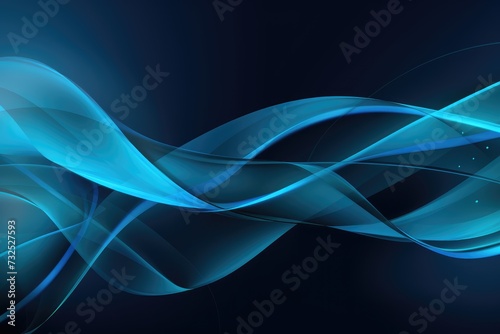 Abstract background awareness turqoise blue ribbon  photo