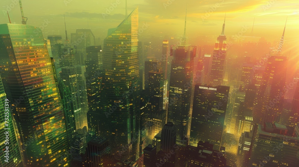 Fototapeta premium Inspiration Awakens: A Symphony of Possibilities