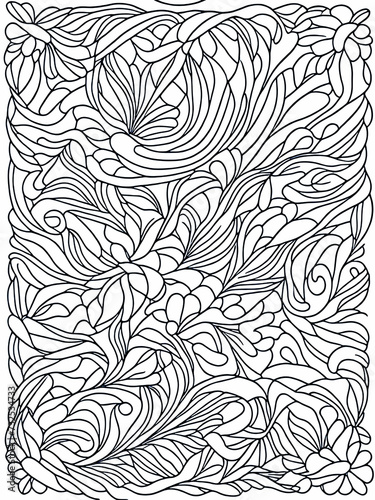 Geometric pattern coloring pages photo