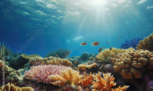 HD Vibrant Coral Reef