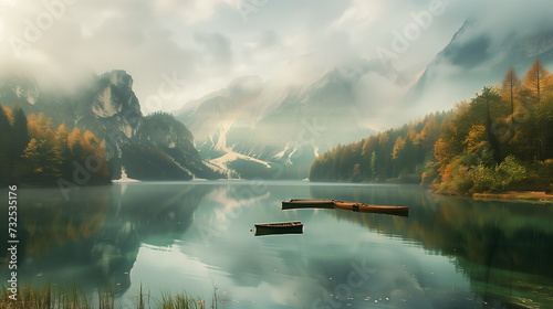 Serene Calm Lake Alpine Mountain Retreat © Suite Green Media