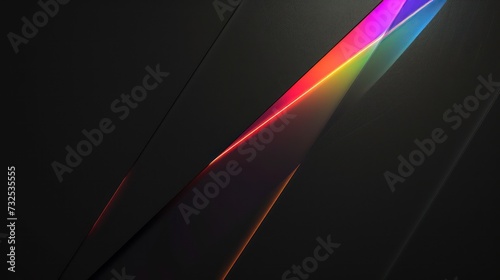 Futuristic black background with colorful RGB light effects, evoking a futuristic, gaming, and high-tech ambiance