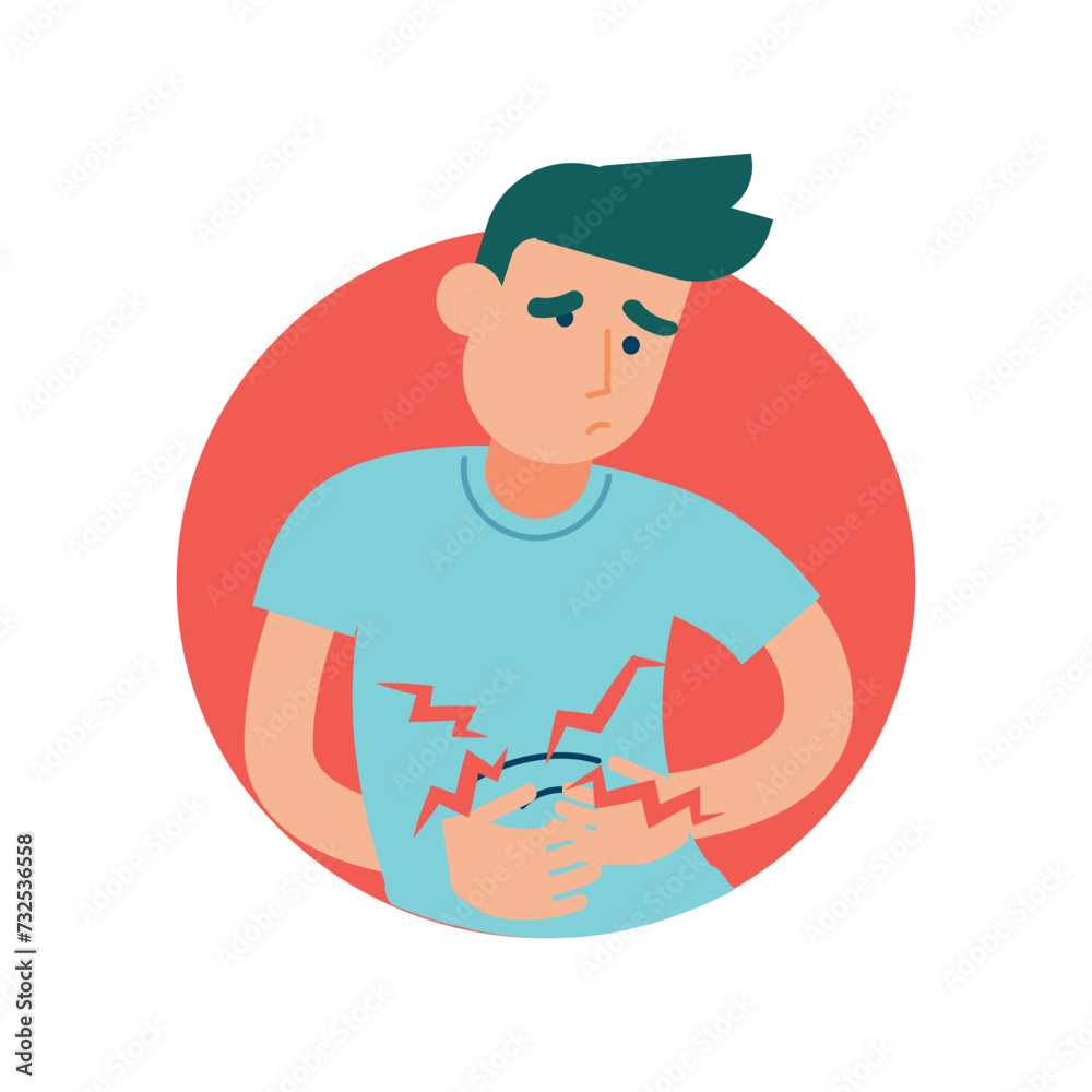 illustration of a person diagnosed with diabetes