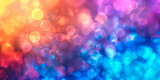 Glitter abstract background with sparkling golden particles and bokeh