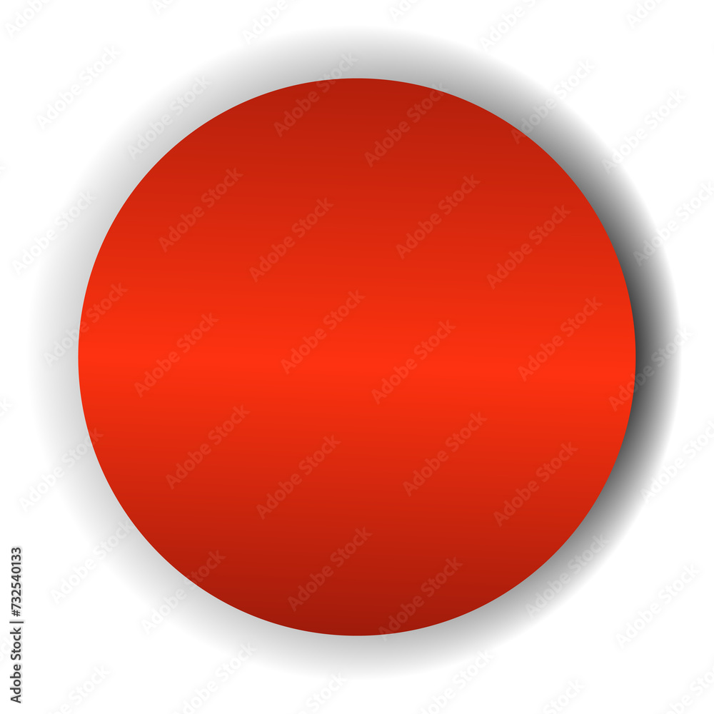 Circle red paper and shadow. Decoration design Circle red paper and shadow. Decoration design