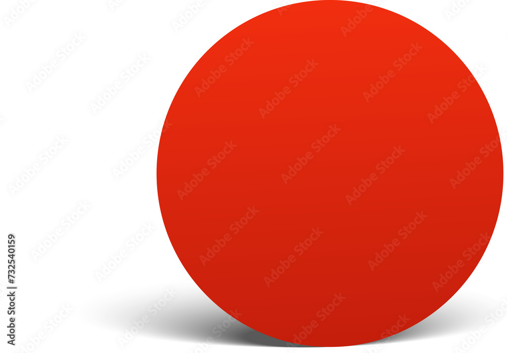 Circle red paper and shadow. Decoration design Circle red paper and shadow. Decoration design
