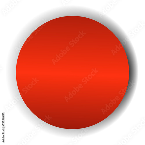 Circle red paper and shadow. Decoration design Free Download Circle red paper and shadow. Decoration design - GFXLoad