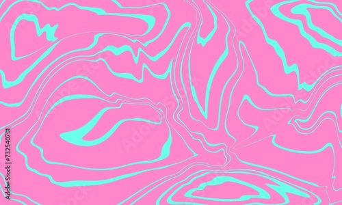 Pink geometric topographic backgrounds and textures with abstract art creations, random waves line background © ceng