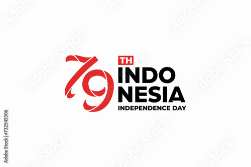 78th indonesia independence day logotype icon