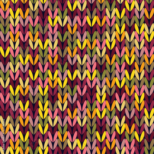 Knitted background pattern wallpaper knitting decorative