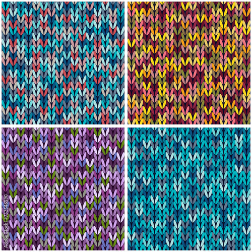 Knitted background pattern wallpaper knitting decorative