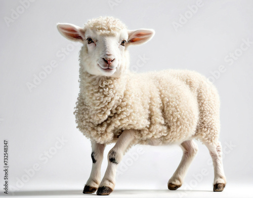 Lamb isolated on a white background