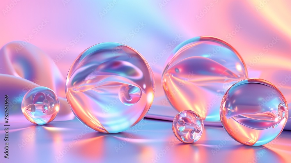 bubbles in the glass