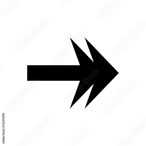 Free Download Right Arrow Filled Icons | Arrow Right Direction, Black Arrow Pointing to The Right. Different Black Right Arrow Icons - GFXLoad