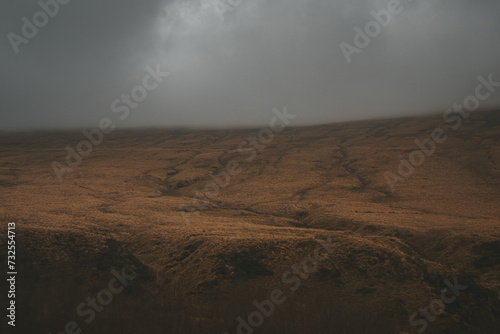 Dark clouds in the Brecon Beacons, Wales