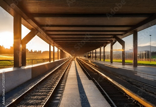 railway in the morning © Michael