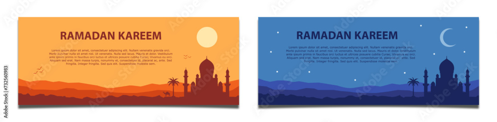 ramadan kareem - arabic panorama vector ramadan kareem - arabic panorama vector