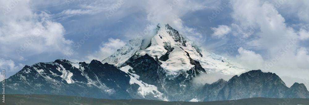 custom made wallpaper toronto digitalHuayna Potosí mountain as seen from El Alto, La Paz, Bolivia. With an elevation of 6,088 m (ca. 20,000 feet),