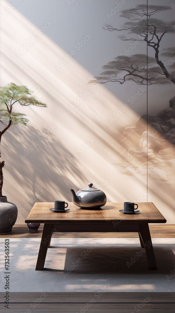 Fototapeta premium tea in the morning