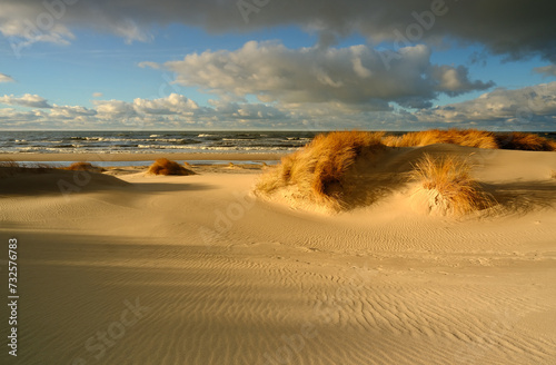 Morze Bałtyckie, wydmy, plaża, piasek , Kołobrzeg, Polska