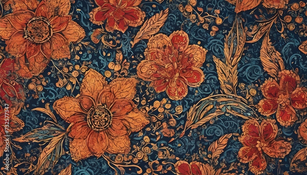 pattern with flowers pattern with flowers