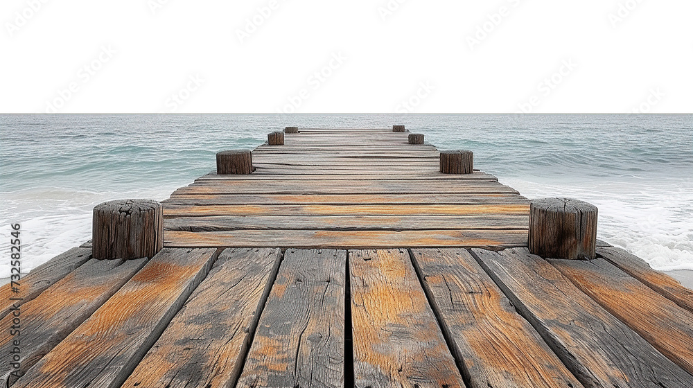 Fototapeta premium Pier isolated on transparent background