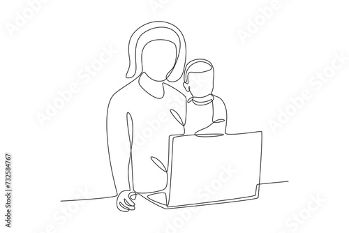 A wife who is working