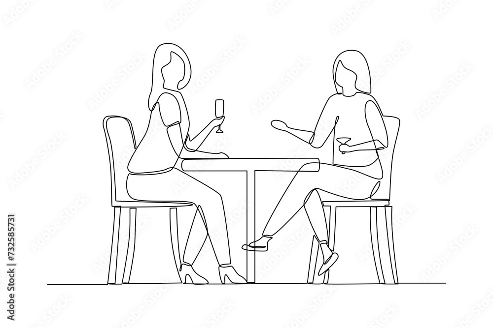 Diverse group of laughing two young man hanging out in a cafe. Simple line, hang out minimalist concept. Diverse group of laughing two young man hanging out in a cafe. Simple line, hang out minimalist concept.