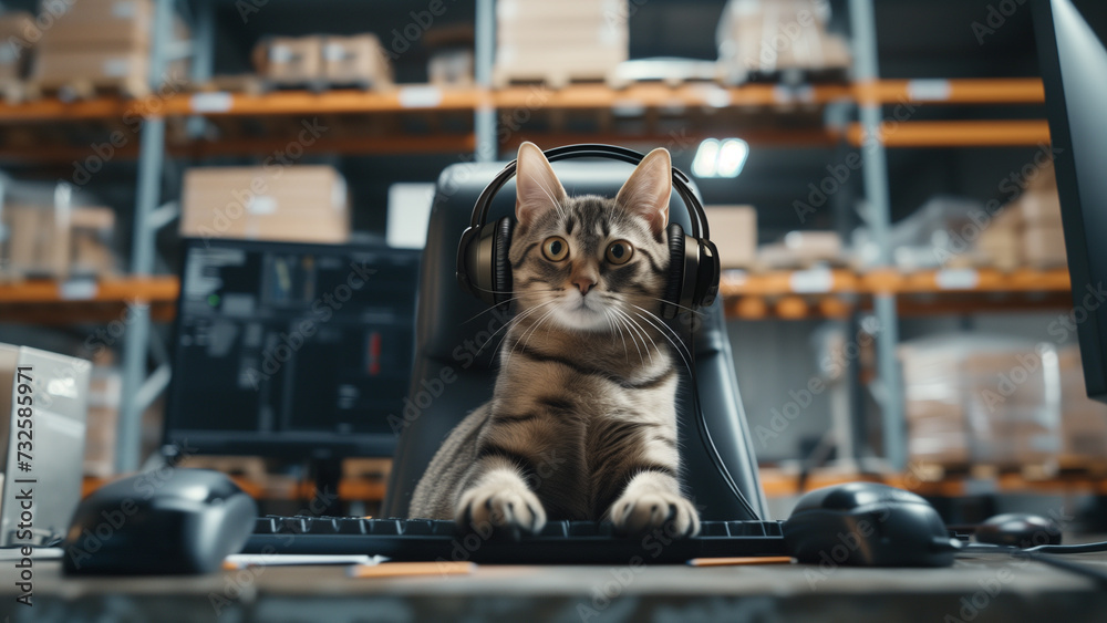 High-Fashion Hotline: The Cat with the Headphones