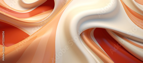 Wallpaper Mural colorful waves of melt and thick liquid 62 Torontodigital.ca