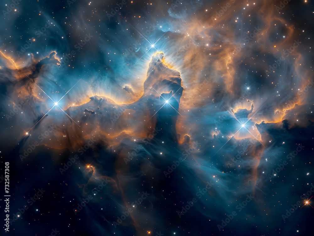 Fototapeta premium lights in the space