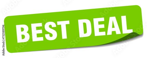 best deal sticker. best deal label