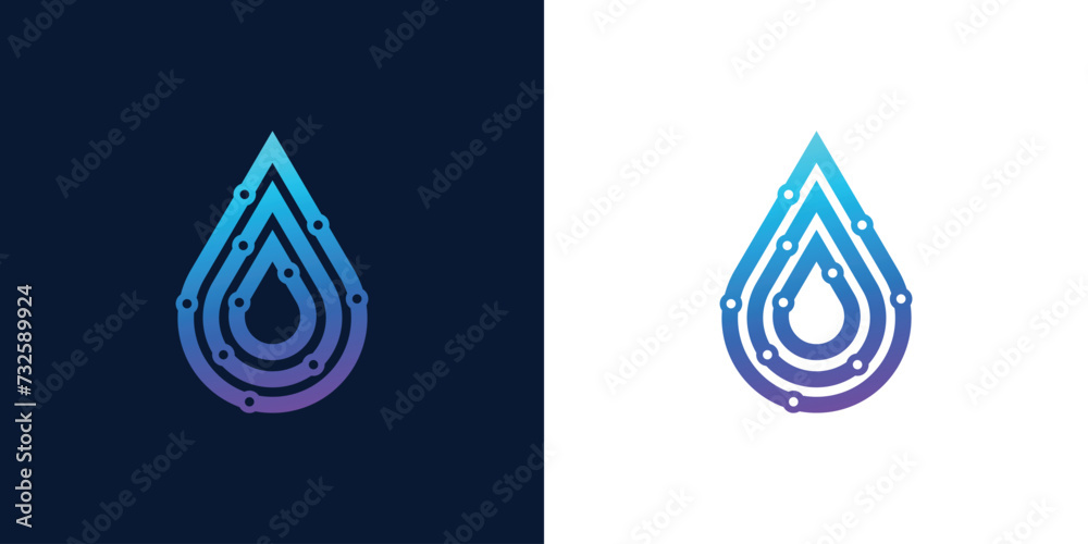 Technology logo, abstract logo, internet icon Technology logo, abstract logo, internet icon