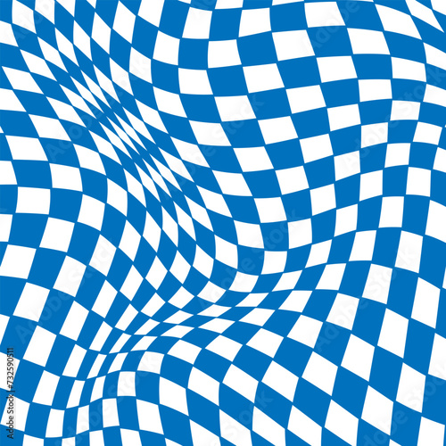 psychedelic checkerboard