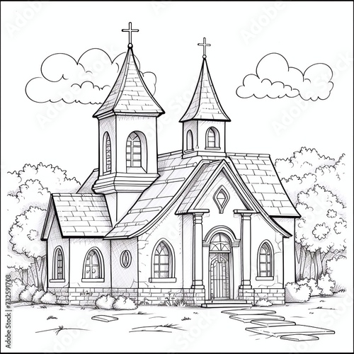simple coloring page book