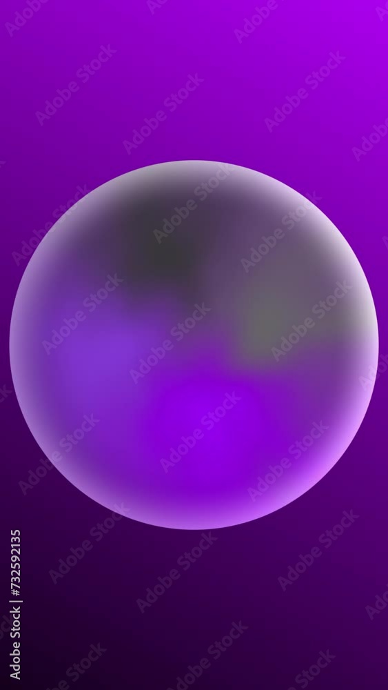 Rotating Revolving Gradient sphere metaball. Gradient smoky orb ball. Energy Sphere. Orb ball animated over Purple color background. Rotating Revolving Gradient sphere metaball. Gradient smoky orb ball. Energy Sphere. Orb ball animated over Purple color background.