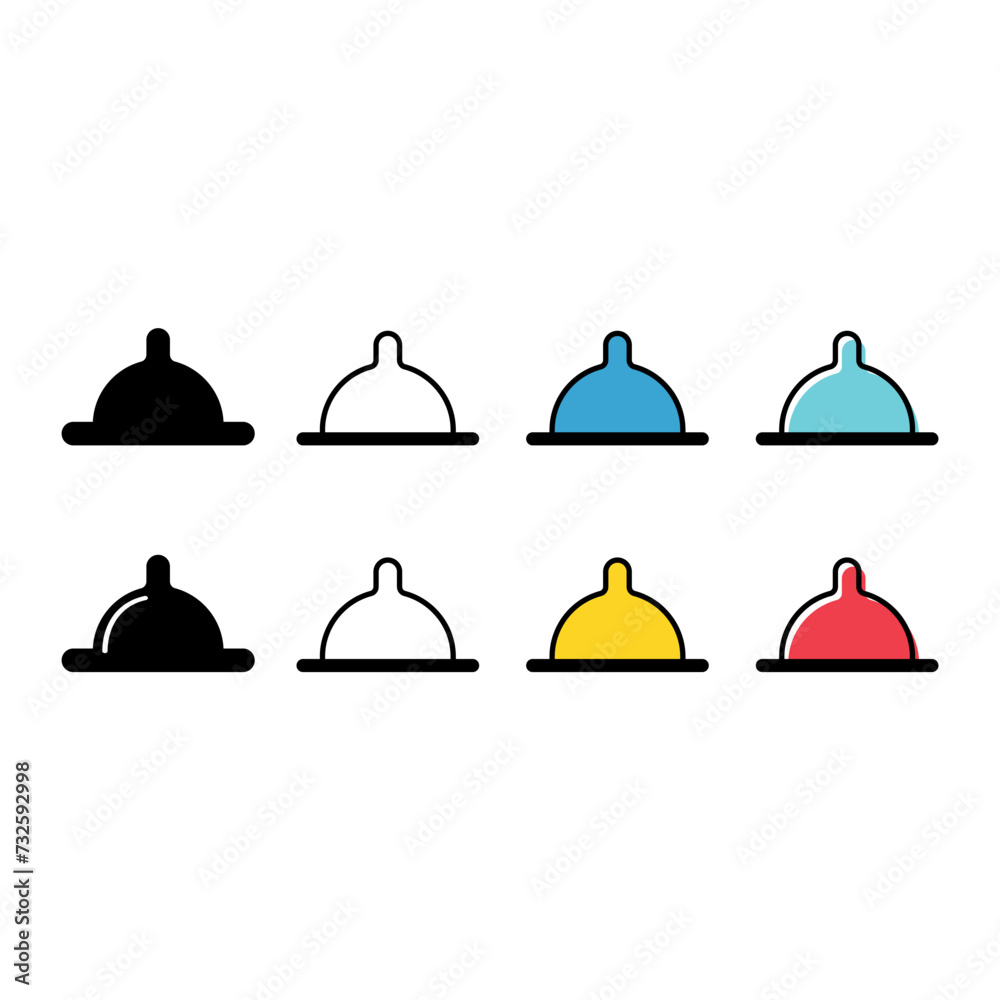 Set of Condom icon, health protection rubber symbol, preventation web sign design vector illustration Set of Condom icon, health protection rubber symbol, preventation web sign design vector illustration