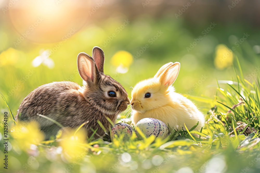 Fototapeta premium Happy Easter Bunny
