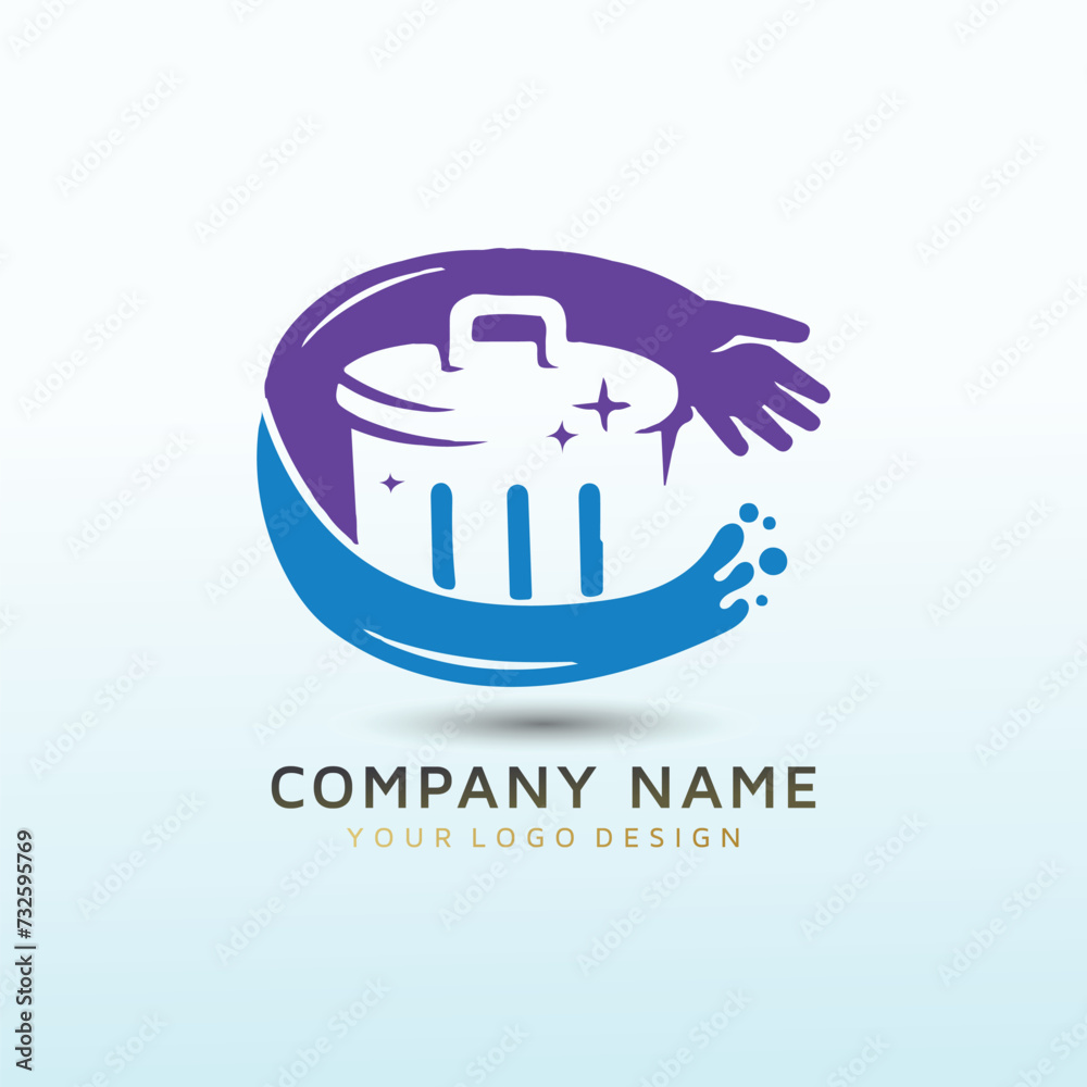 trash collection made easy logo design