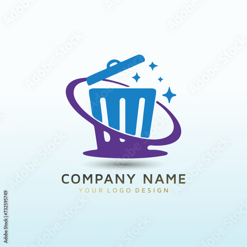 trash collection made easy logo design