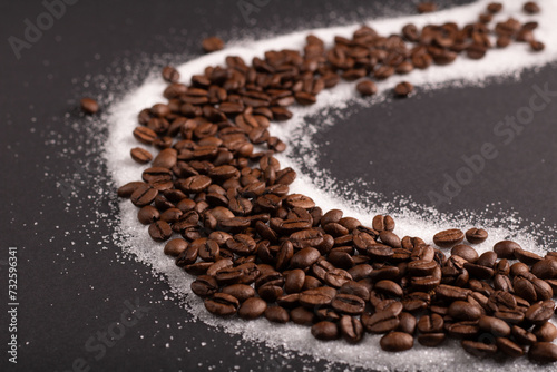 bean, sugar, espresso, cafe, caffeine, morning, black, cup, drink, background, food