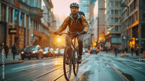 Stylish Urban Cycling & Eco-Friendly Commute

 photo