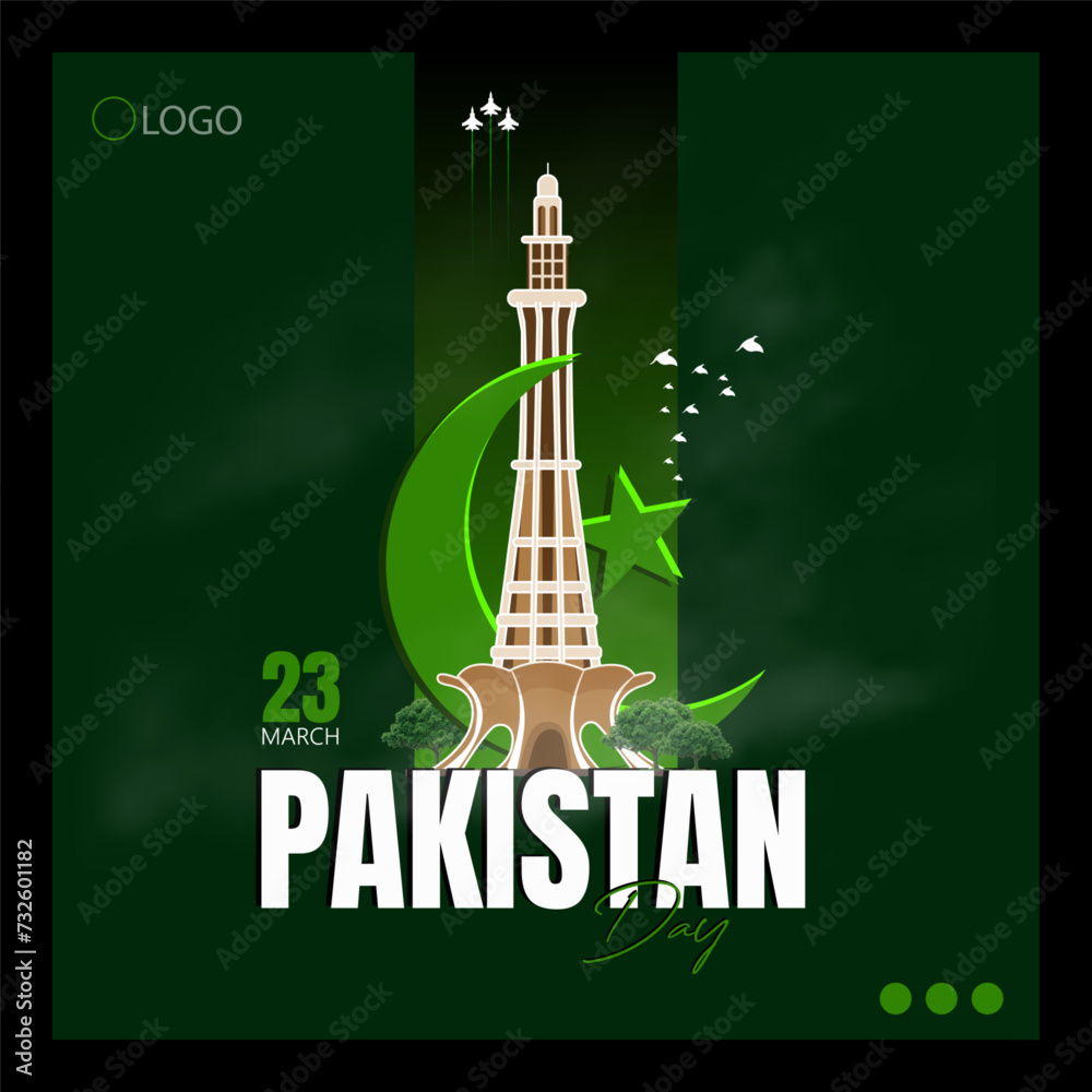 Pakistan Day, observed on March 23rd, commemorates the Lahore Resolution of 1940.