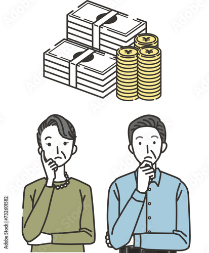 お金について考えるシニア夫婦