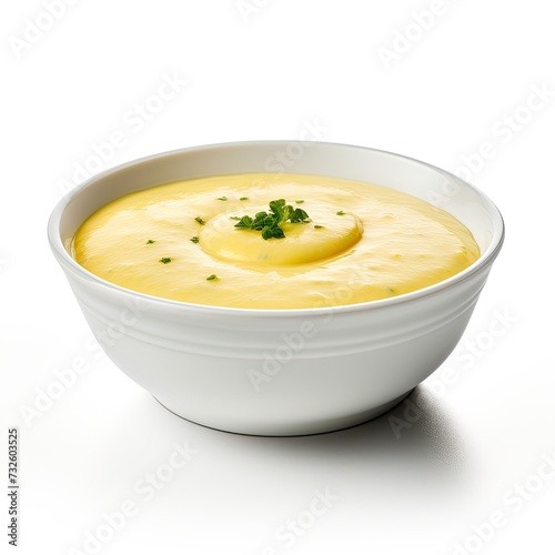 Corn soup closeup