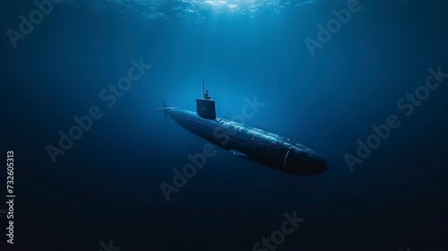 A Lone Submarine Embarks on a Mission in the Deep Blue, Unveiling Marine Mysteries
