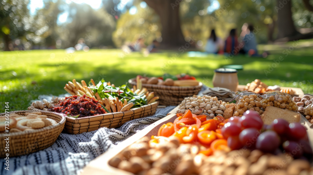 Relaxed Afternoon Picnic in the Park Relaxed Afternoon Picnic in the Park