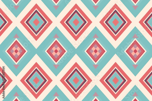 seamless geometric pattern with triangles